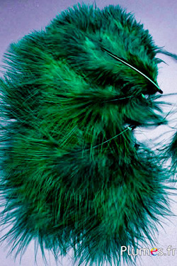 Maraboet kalkoen - 8-12 cm - donkergroen